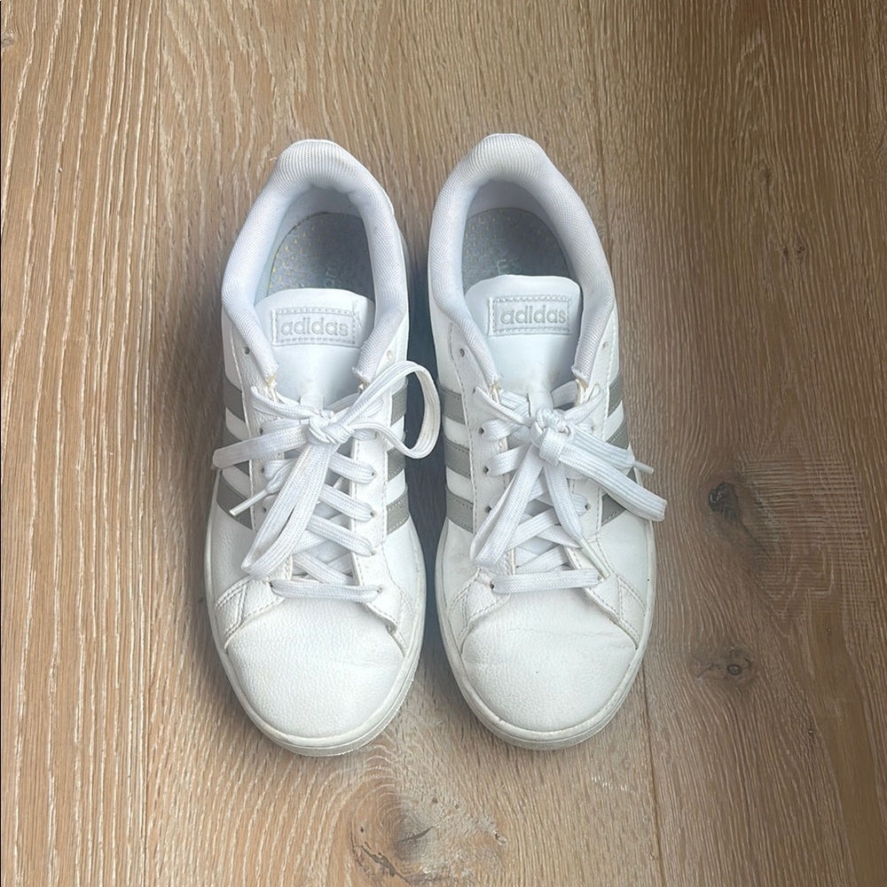 Adidas White and Gray Sneakers